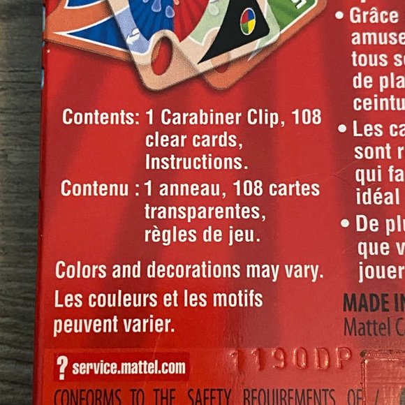 Uno Splash Card Game Waterproof Cards - Picture 8 of 8